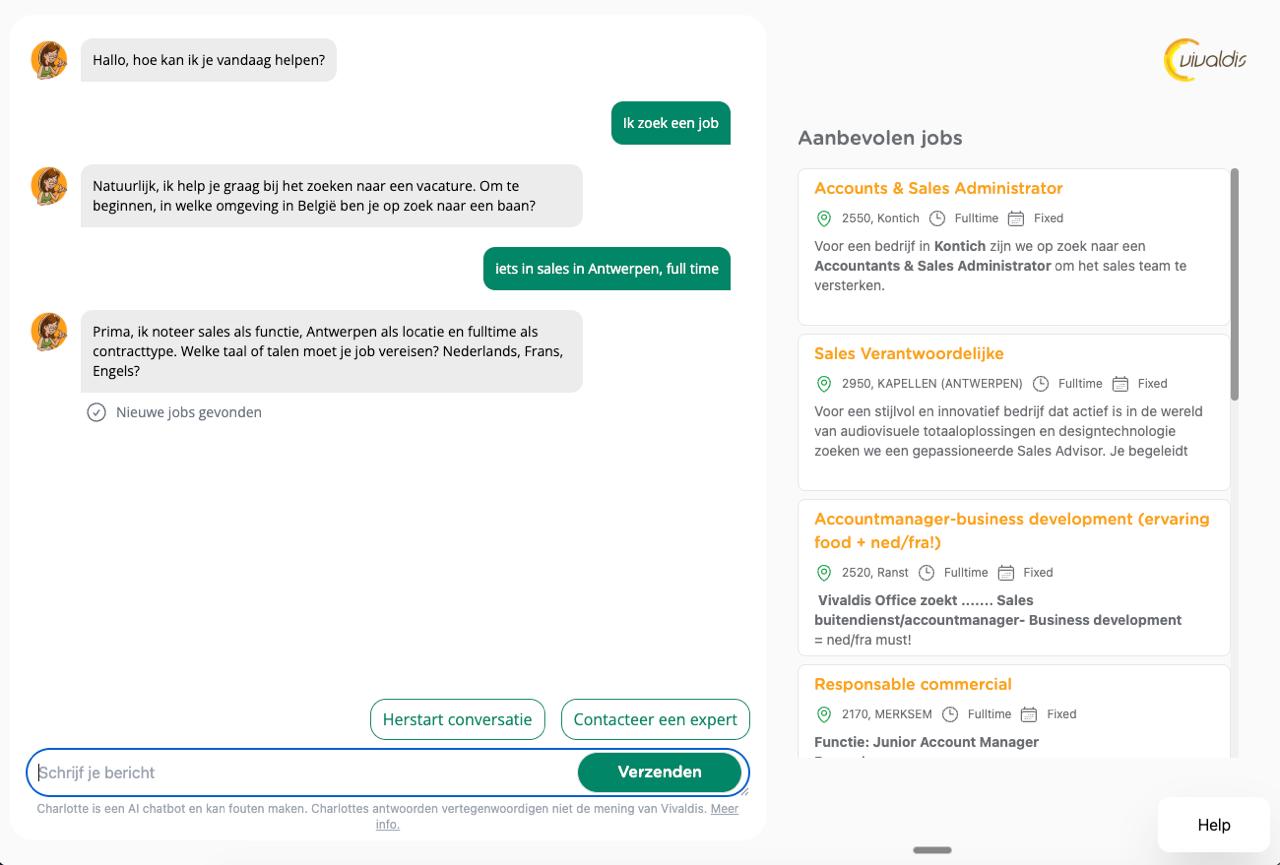 Vero AI Chat Interface - Charlotte (Vivaldis)